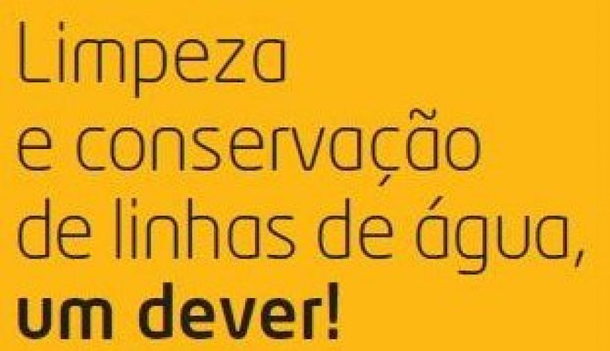 LIMPEZA DAS LINHAS DE &Aacute;GUA