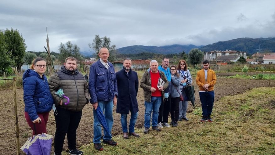 Junta de Freguesia de Miranda distribui lotes na horta comunitária